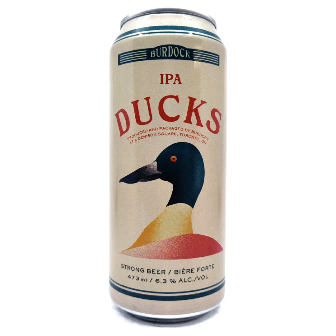 Burdock Ducks IPA 6.3% (473ml can)-Hop Burns & Black