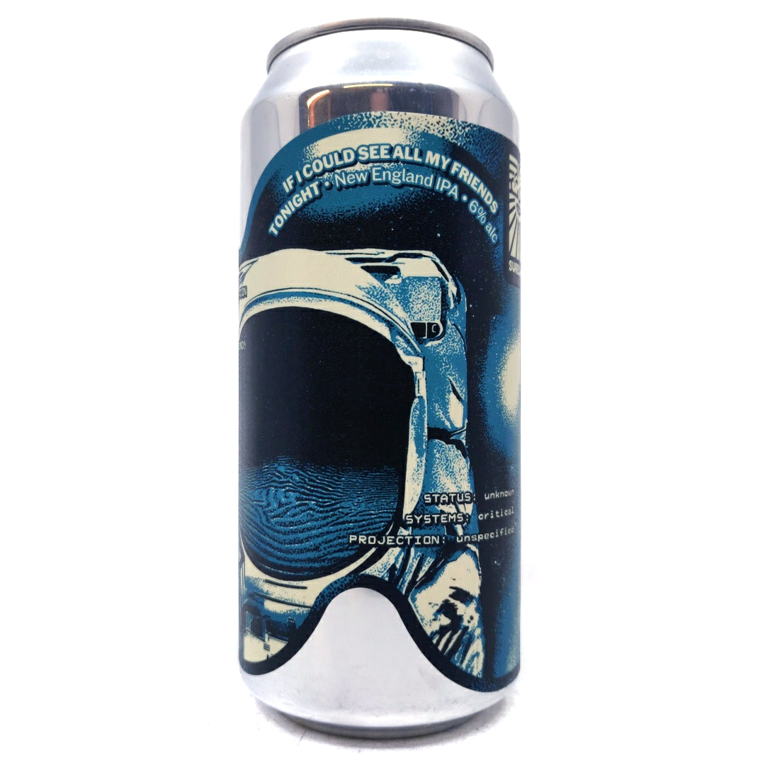 Sureshot x Neighbourhood Brew Co If I Could See All My Friends Tonight New England IPA 6% (440ml can)-Hop Burns & Black