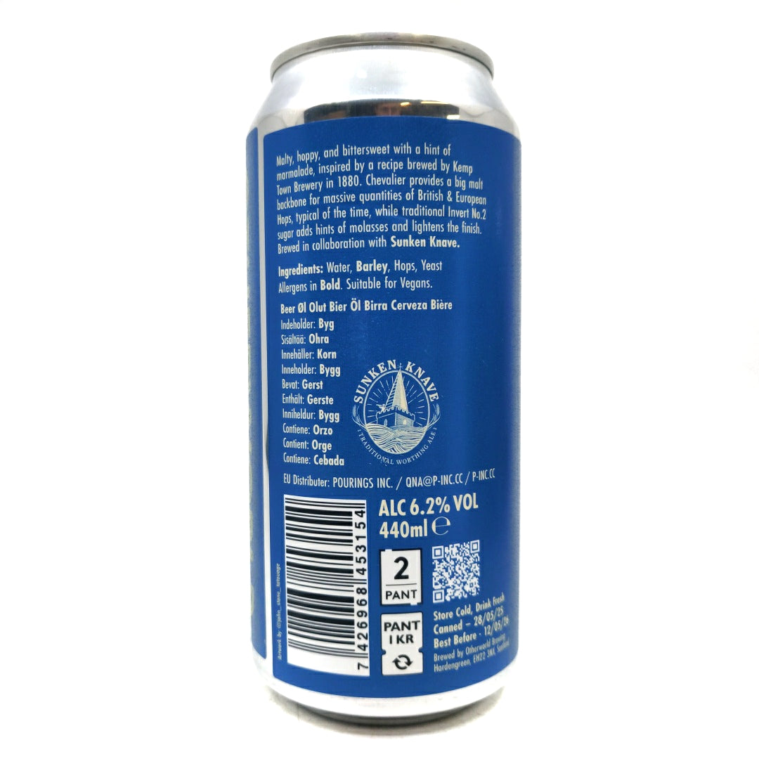 Otherworld Lamprey 1880 Historic Pale Ale 5.7% (440ml can)-Hop Burns & Black