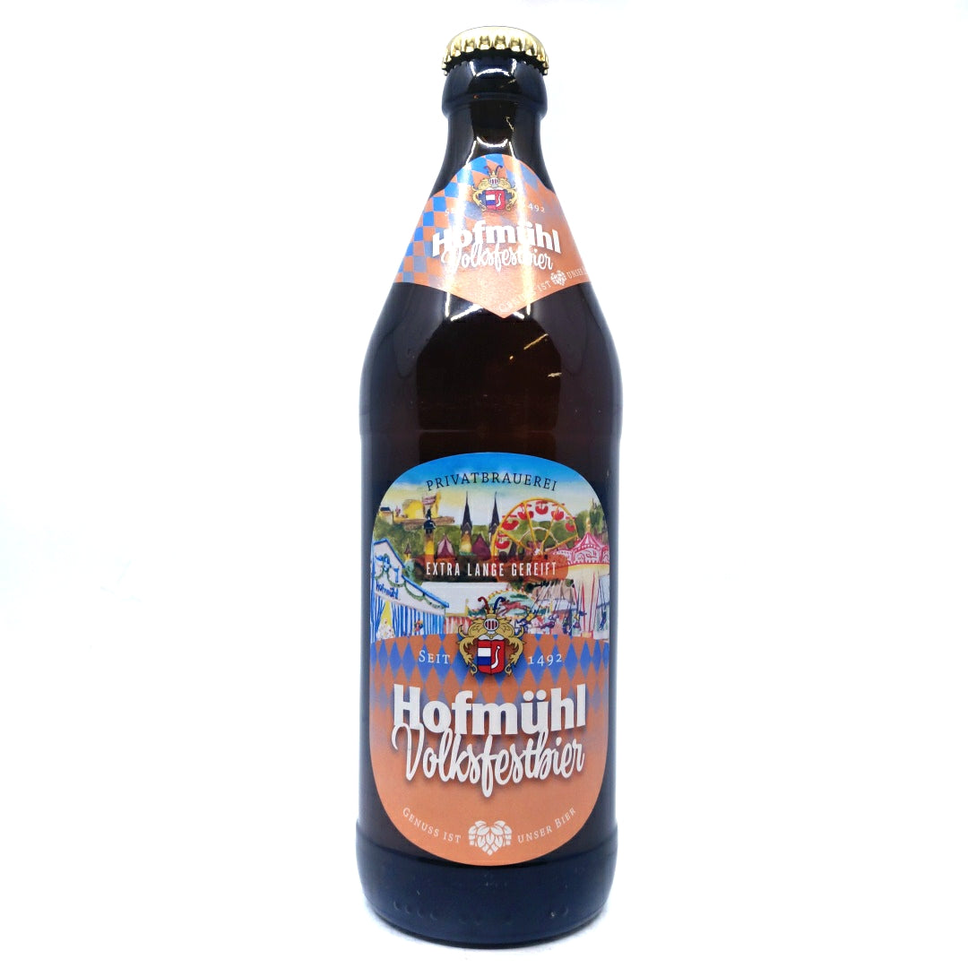 Hofmuhl Volksfestbier 5.6% (500ml)-Hop Burns & Black