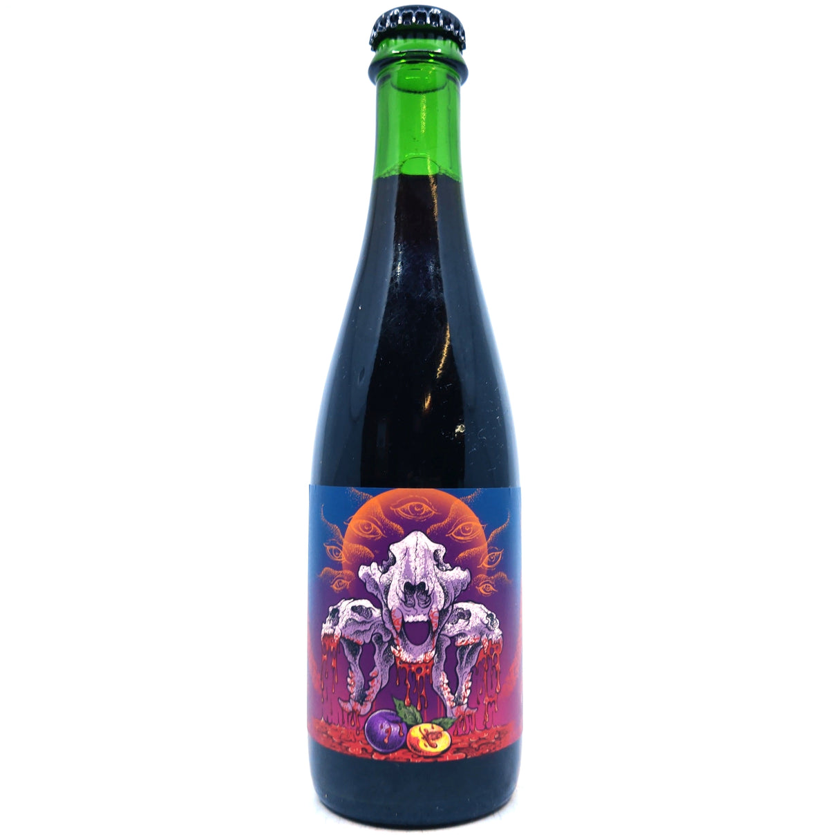 Holy Goat Crimson Curse Barrel Aged Flanders Red with Apricots & Plums 7.6% (375ml)-Hop Burns & Black