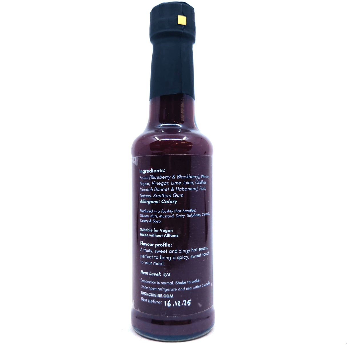 Joon Purple Hot Sauce (150ml)-Hop Burns & Black