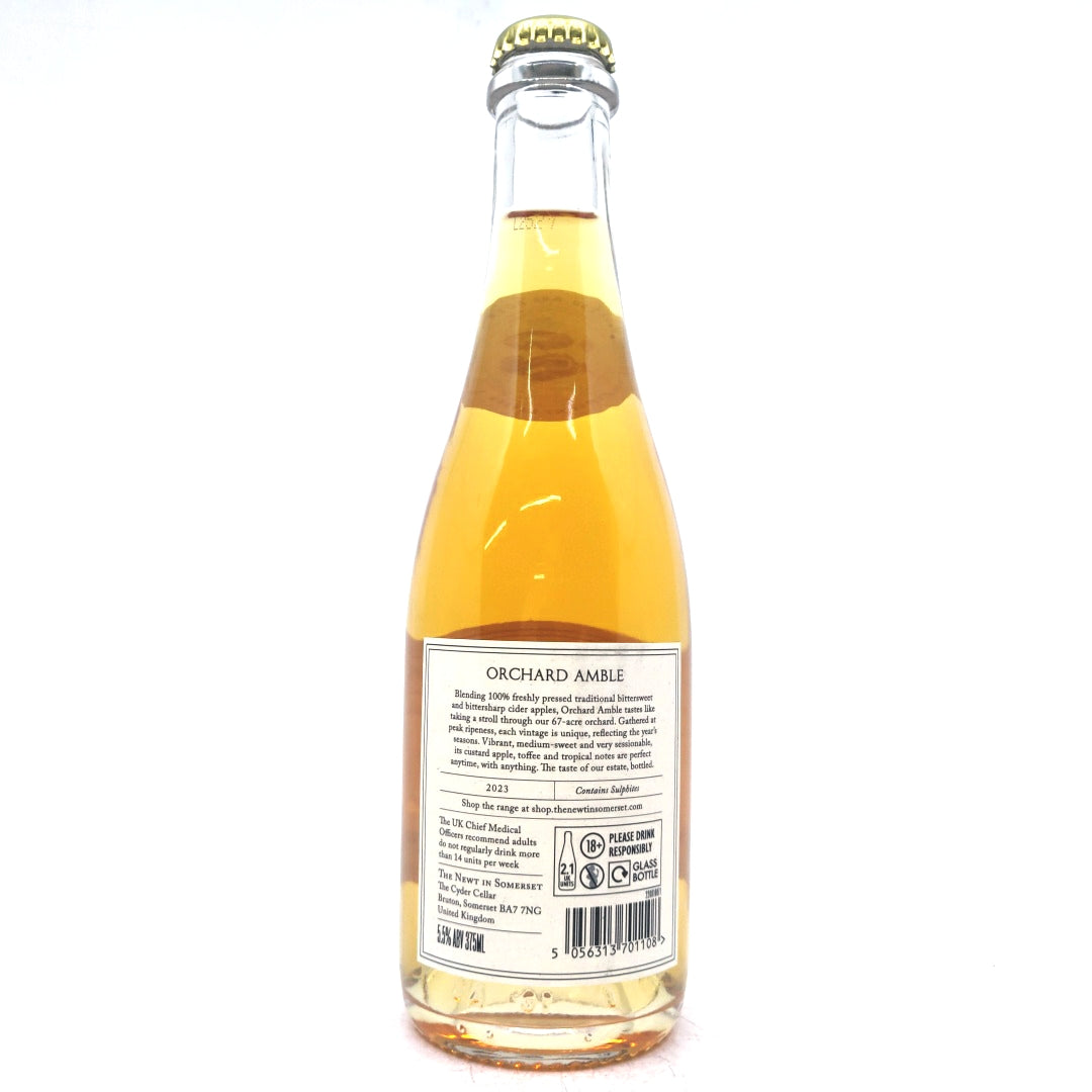 The Newt Orchard Amble Mill Cyder 2023 5.5% (375ml)-Hop Burns & Black