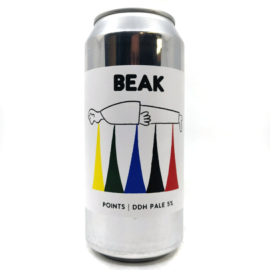 Beak Brewery Points DDH Pale 5% (440ml can)-Hop Burns & Black