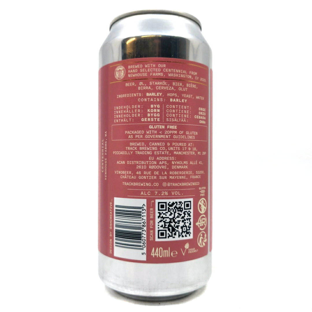 Track Newhouse DDH West Coast IPA 7.2% (440ml can)-Hop Burns & Black
