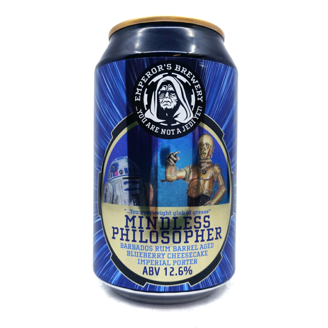 Emperor's BA Brewery Mindless Philosopher Imperial Porter 12.6% (330ml can)-Hop Burns & Black