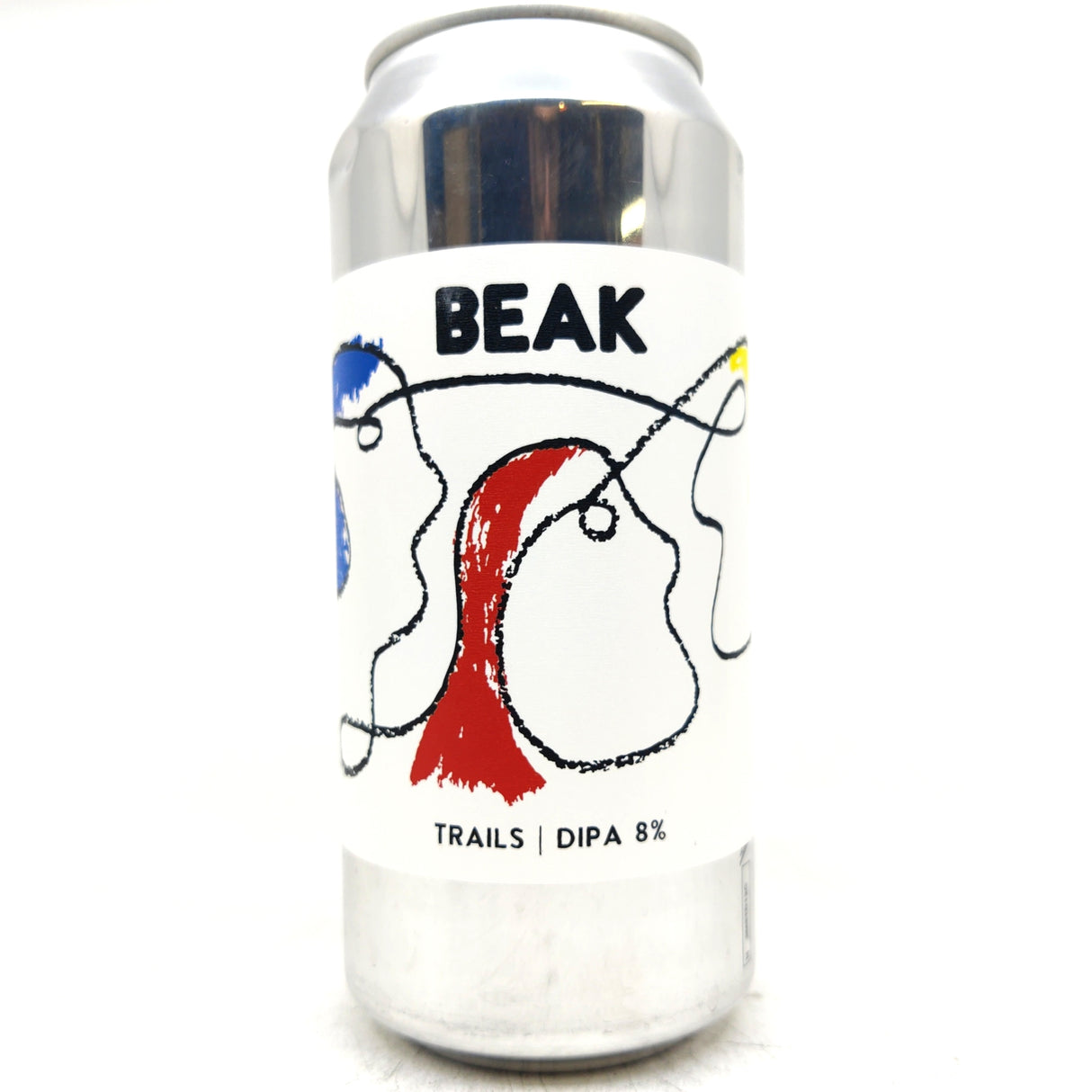 Beak Brewery Trails Double IPA 8% (440ml can)-Hop Burns & Black