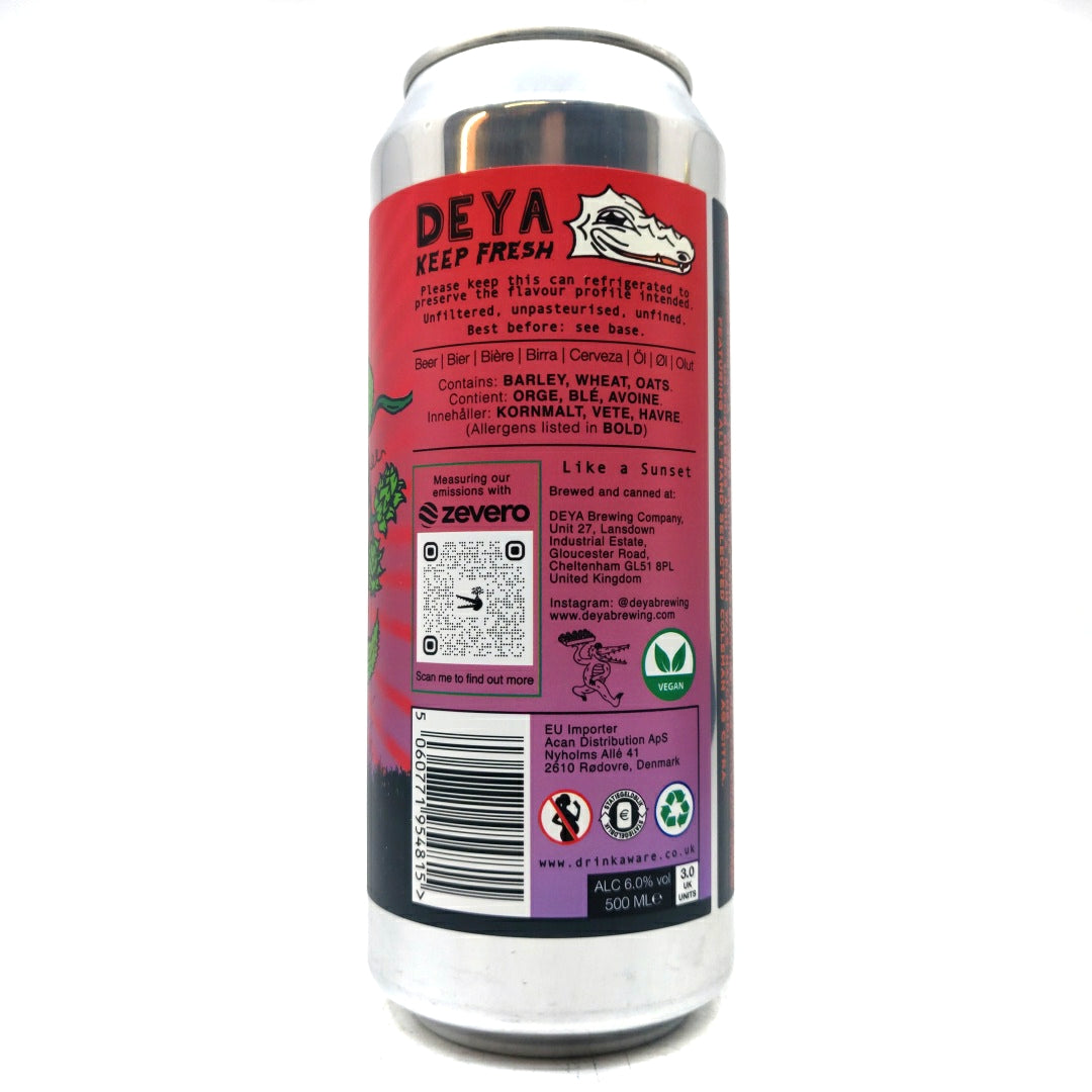 DEYA x Pinta Like A Sunset IPA 6% (500ml can)-Hop Burns & Black