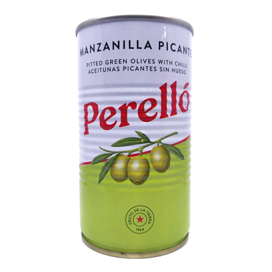 Perello Manzanilla Spicy Olives (150g)-Hop Burns & Black