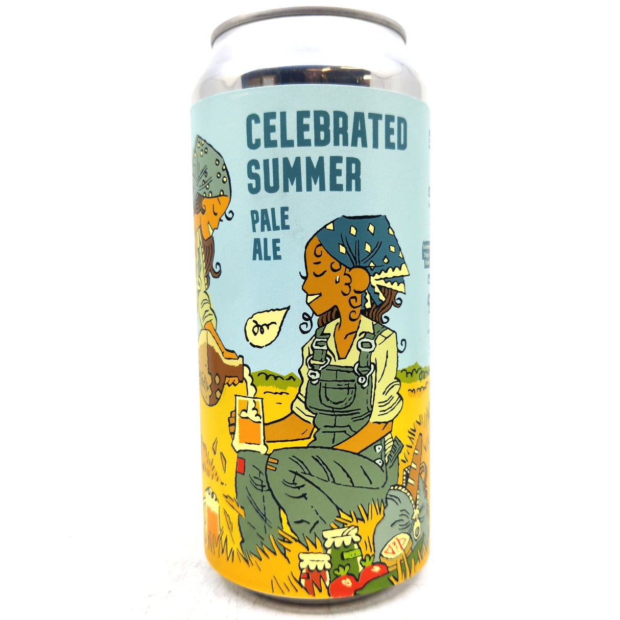 Burning Sky Celebrated Summer Pale Ale 5.8% (440ml can)-Hop Burns & Black