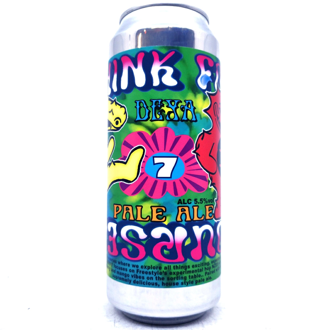 DEYA Think For Yourself 7 Pale Ale 5.5% (500ml can)-Hop Burns & Black