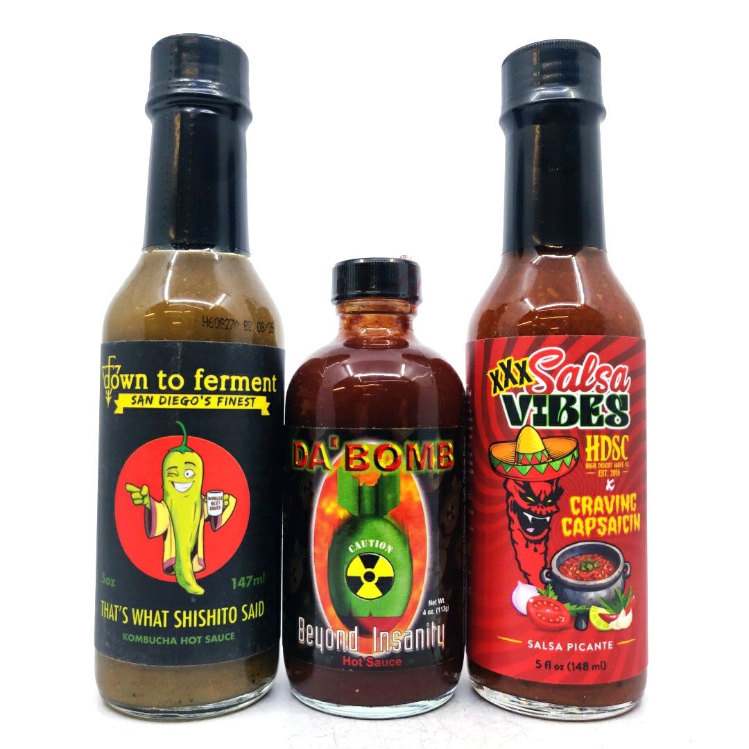 Hot Ones Hot Sauce Season 30 Da Bomb Beyond Insanity Pack (3 sauces)