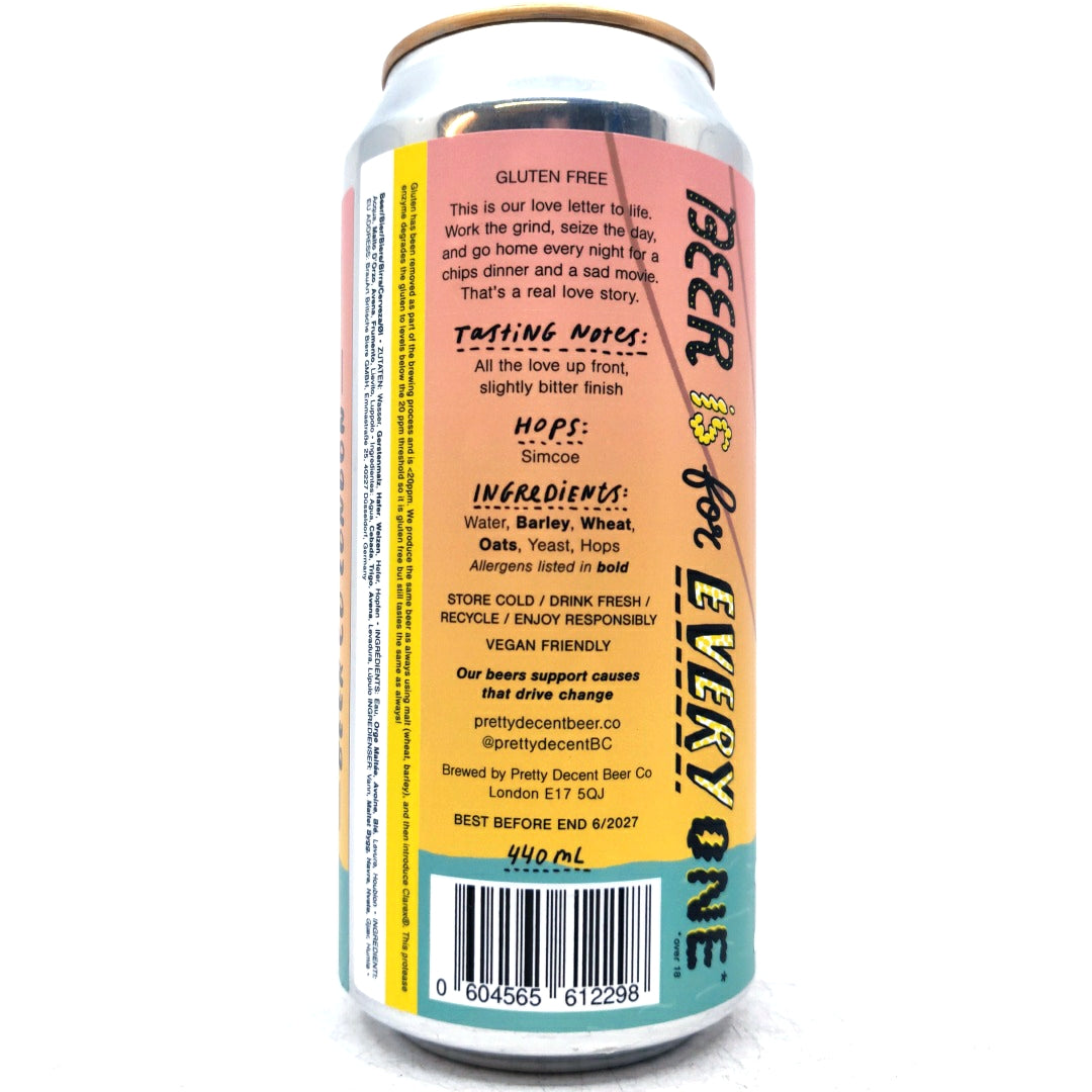 Pretty Decent Love Story Pale Ale 4.5% (440ml can)