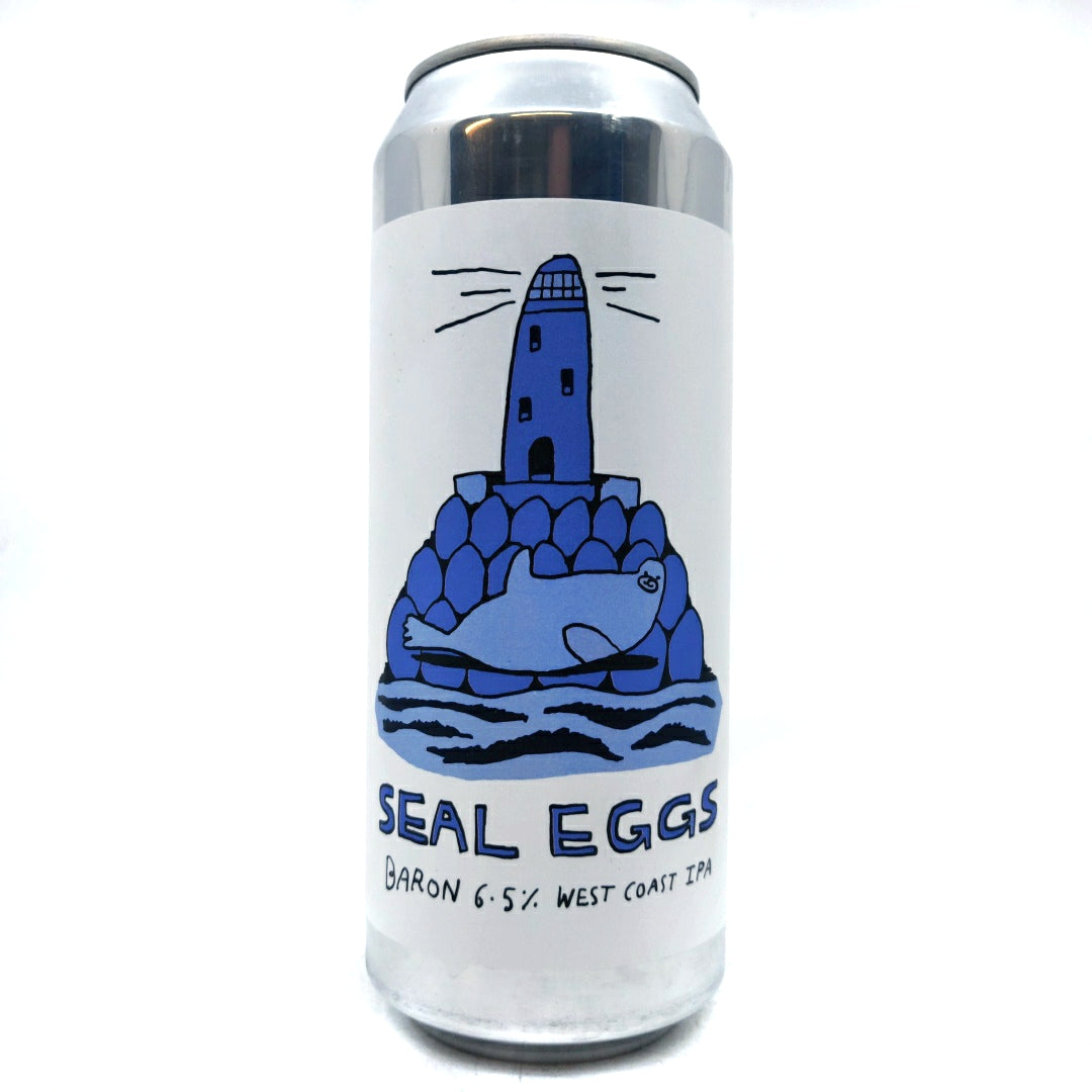 Baron Brewing Seal Eggs West Coast IPA 6,5% (500ml can)-Hop Burns & Black