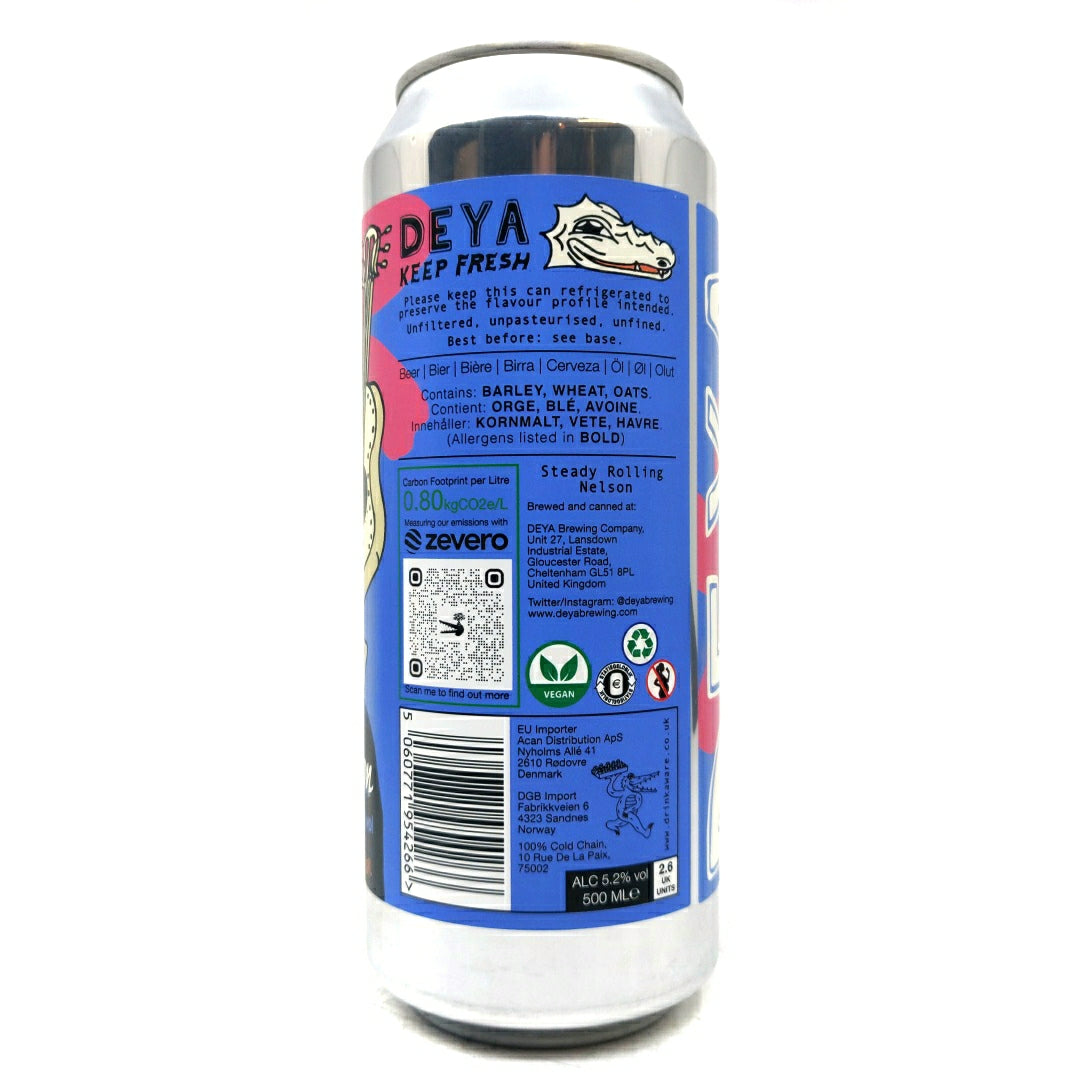 DEYA Steady Rolling Nelson Pale Ale 5.2% (500ml can)-Hop Burns & Black
