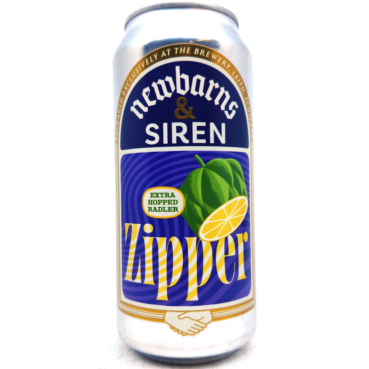 Newbarns x Siren Craft Brew Zipper Extra Hopped Radler 5% (440ml can)-Hop Burns & Black
