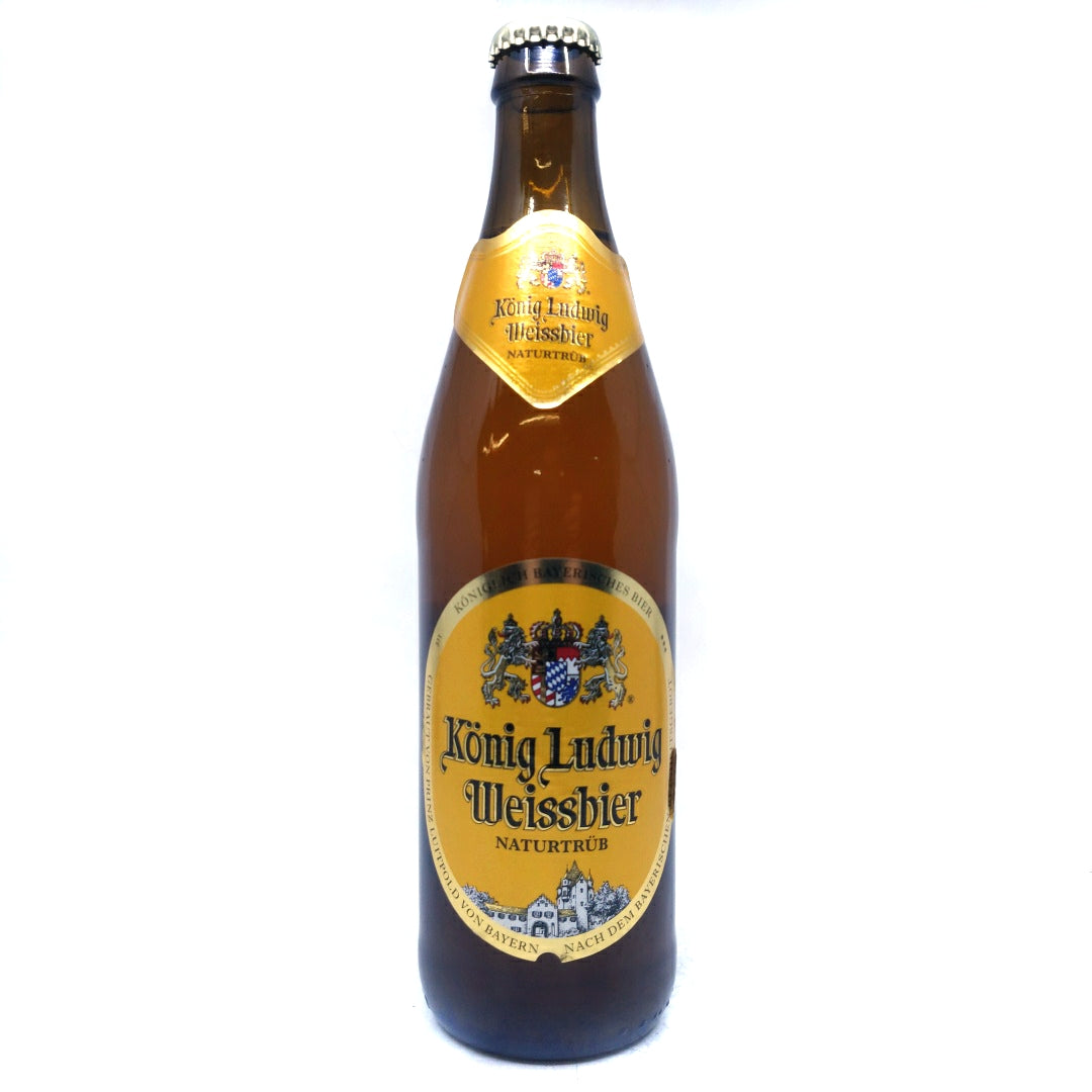 Konig Ludwig Weissbier 5.5% (500ml)-Hop Burns & Black