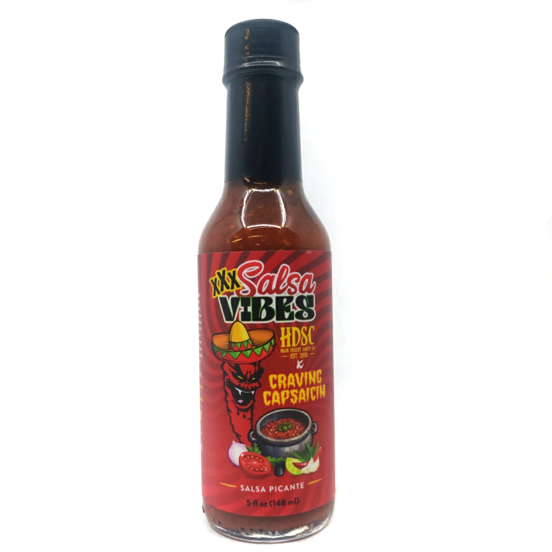 High Desert Sauce Co x Cravin' Capsaicin XXX Salsa Vibes Hot Sauce (148ml)