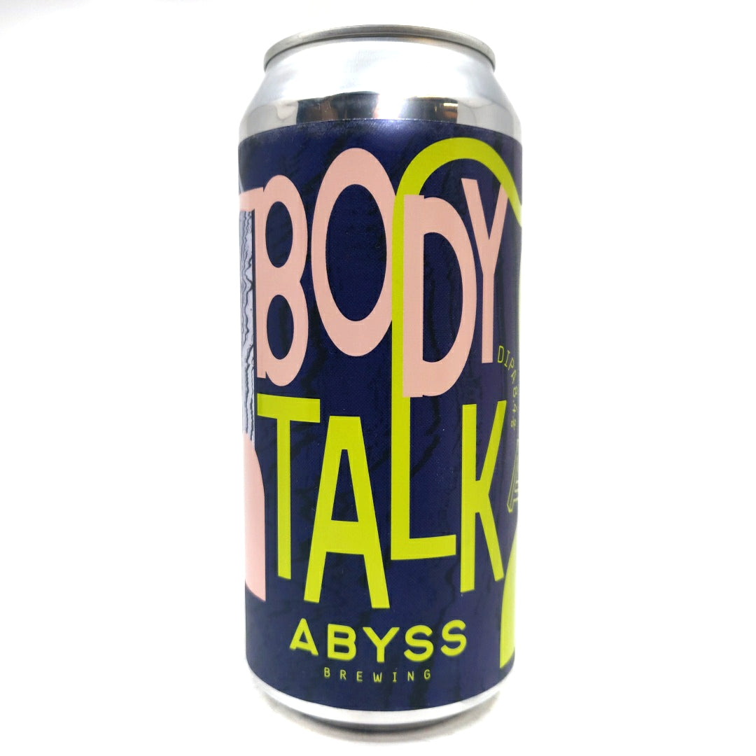 Abyss Brewing Body Talk Double IPA 8.4% (440ml can)-Hop Burns & Black