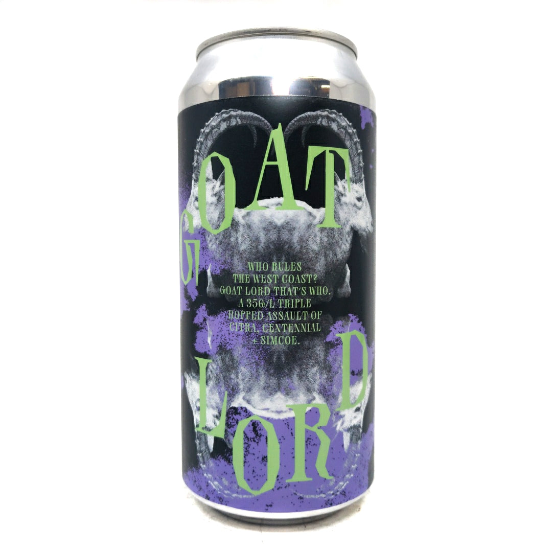 Abyss Brewing x Holy Goat Goat Lord West Coast IPA 6.3% (440ml can)-Hop Burns & Black