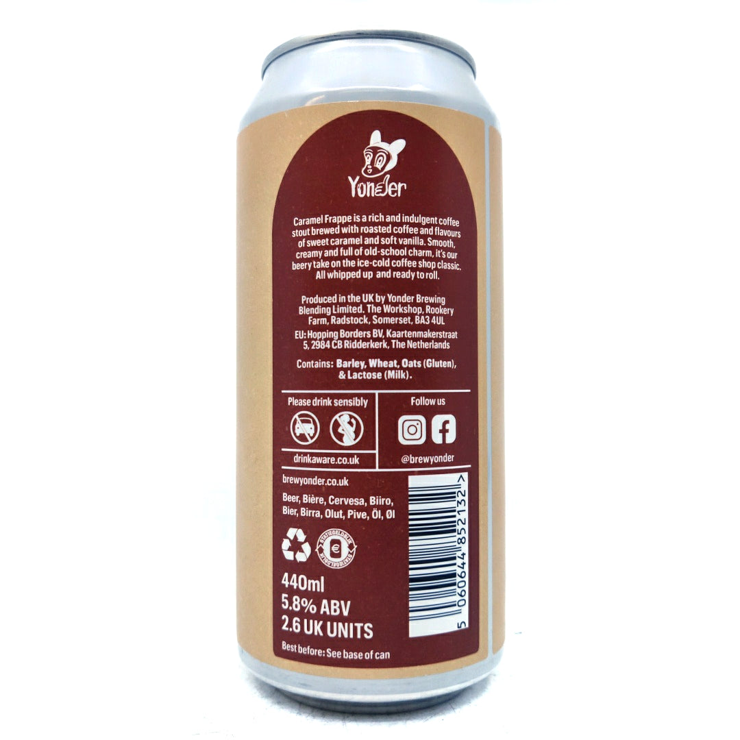 Yonder Caramel Frappe Pastry Stout 5.8% (440ml can)-Hop Burns & Black