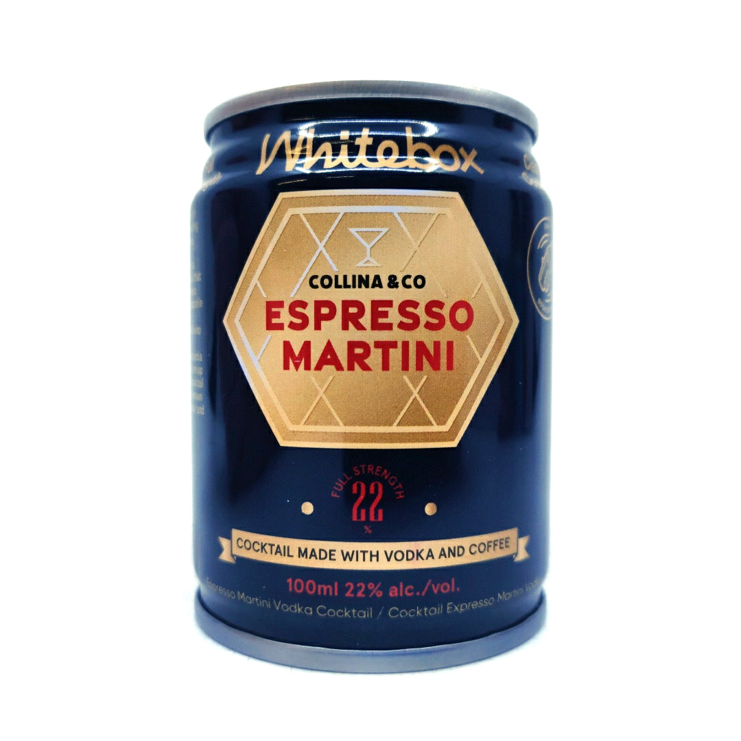 Whitebox x Collina & Co Espresso Martini 22% (100ml can)-Hop Burns & Black