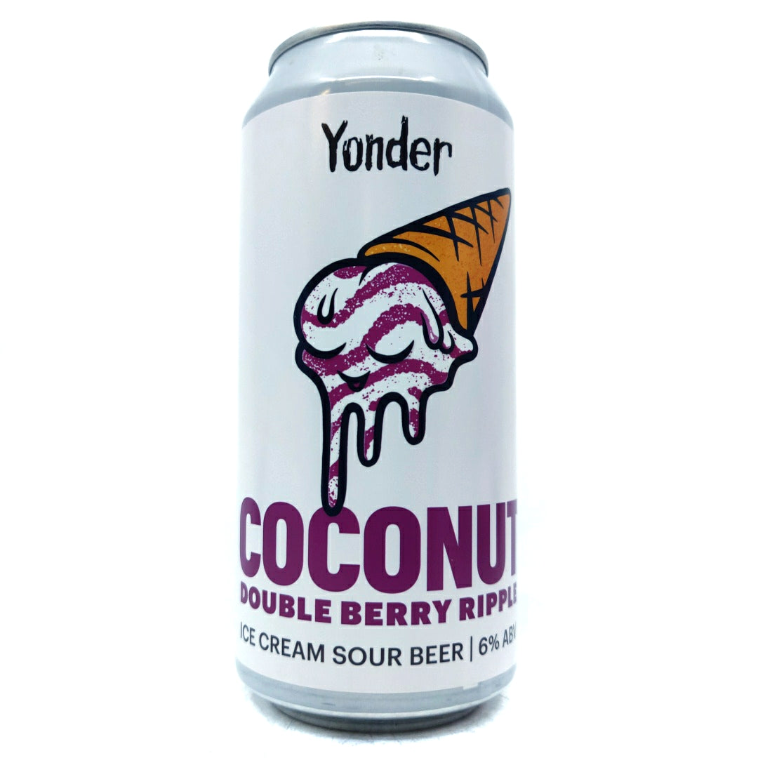 Yonder Coconut Double-Berry Ripple Ice Cream Sour 6% (440ml can)
