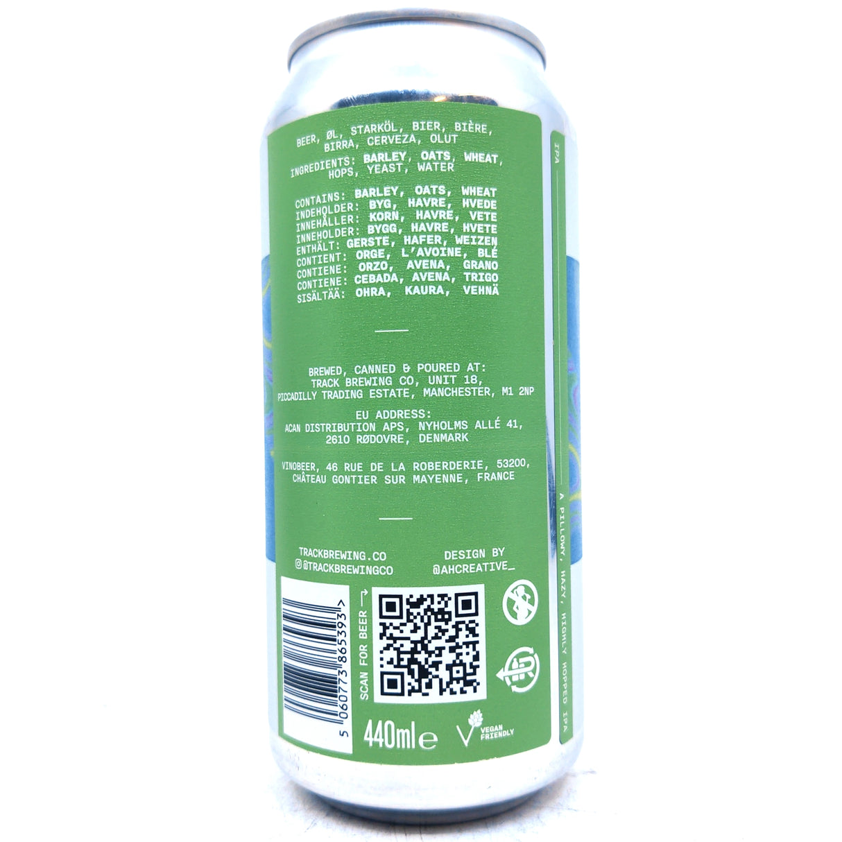 Track One True Thing IPA 6.5% (440ml can)-Hop Burns & Black