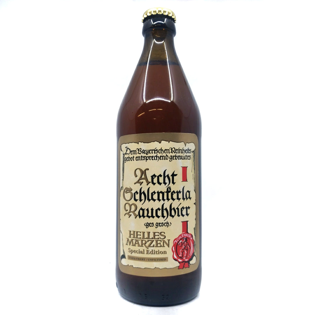 Schlenkerla Helles Marzen Special Edition 5.1% (500ml)-Hop Burns & Black