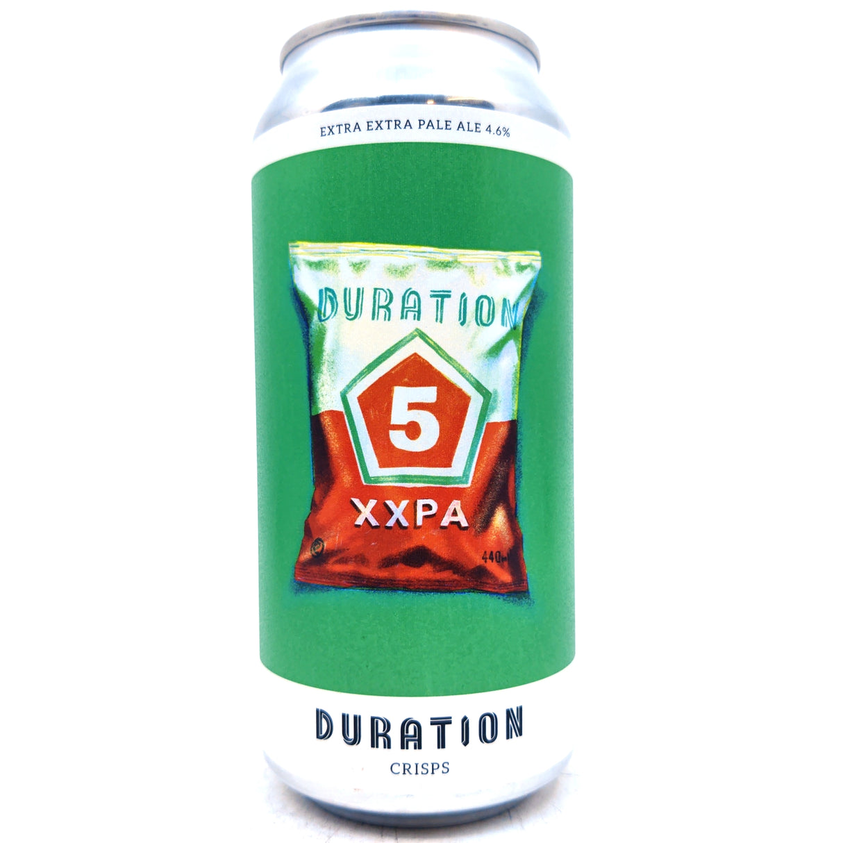 Duration x Five Points Crisps Extra Extra Pale Ale 4.6% (440ml can)-Hop Burns & Black