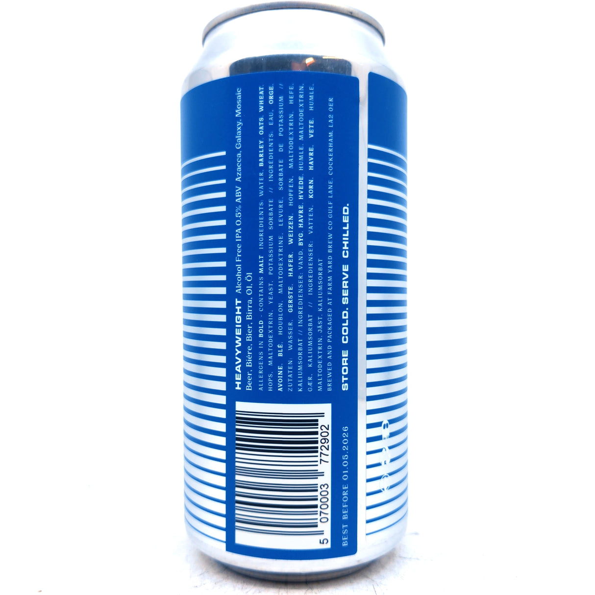 We Can Be Friends Heavyweight Alcohol Free IPA 0.5% (440ml can)-Hop Burns & Black