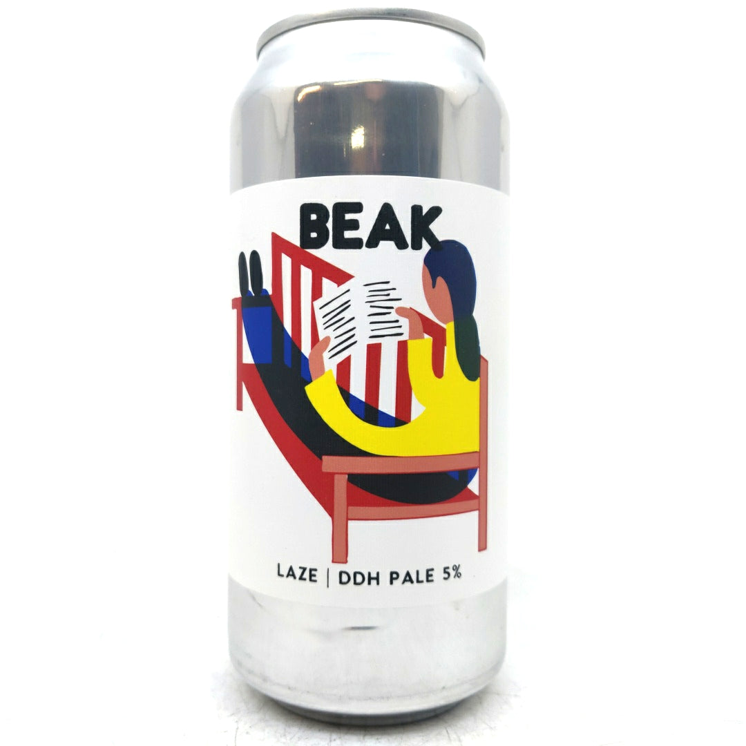 Beak Brewery Laze DDH Pale Ale 5% (440ml can)-Hop Burns & Black