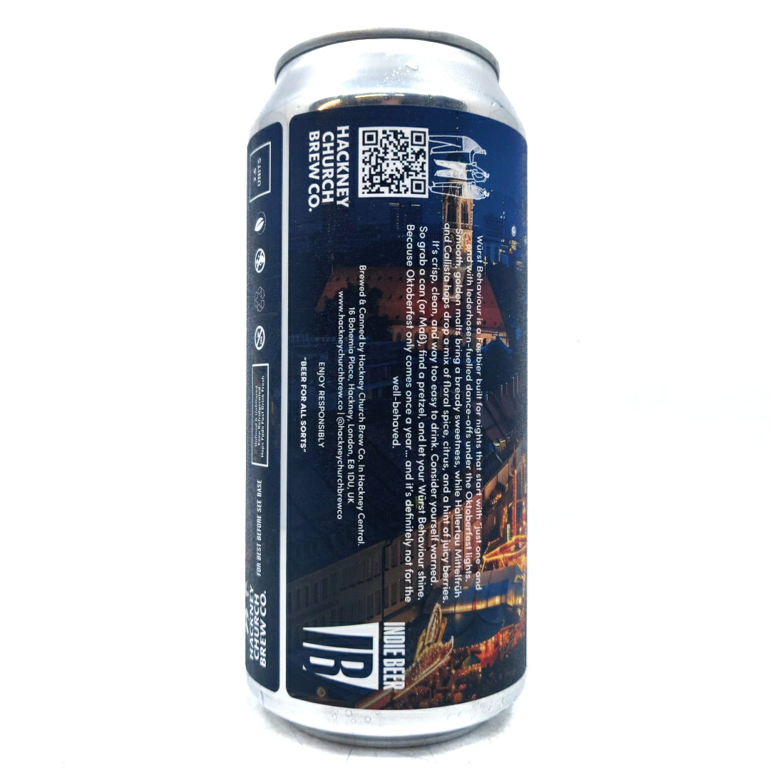 Hackney Church Brew Co Wurst Behaviour Festbier 5.9% (440ml can)