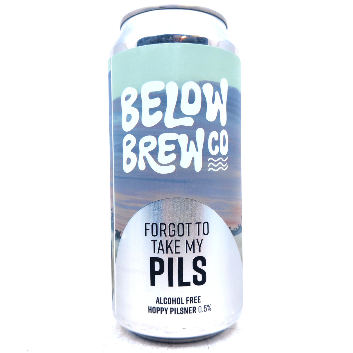 Below Brew Co Forgot To Take My Pils Alcohol-free Keller Pilsner 0.5% (440ml can)-Hop Burns & Black