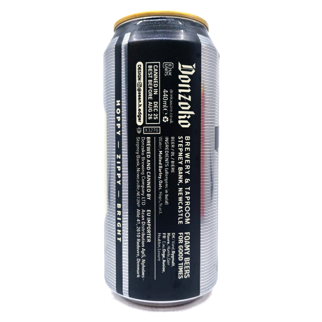 Donzoko Pretend Beer Alcohol Free IPA 0.5% (330ml can)-Hop Burns & Black