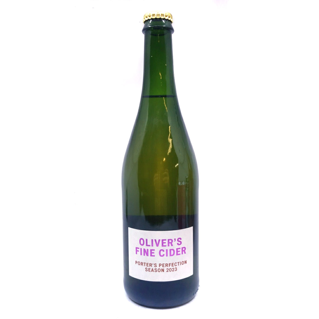 Oliver's Fine Cider Porter's Perfection 8.2% (750ml)-Hop Burns & Black