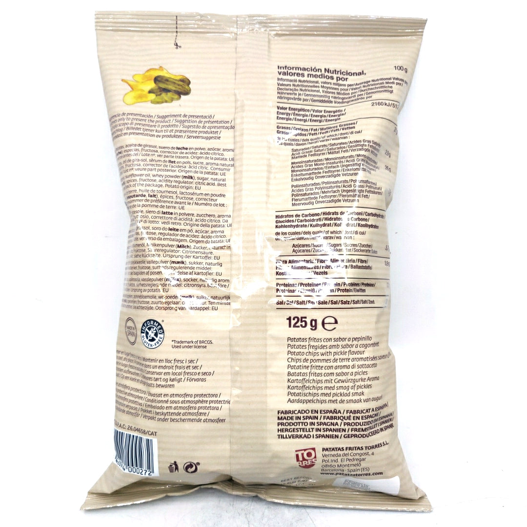 Torres Pickle Potato Crisps (125g)