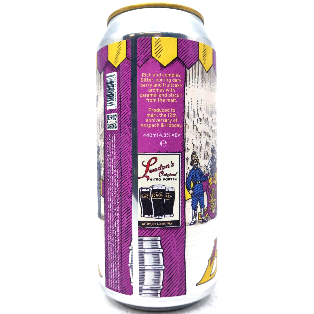 Anspach & Hobday Big Top Bitter 4.2% (440ml can)-Hop Burns & Black