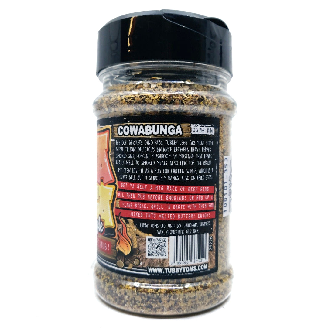 Tubby Tom's Cowabunga Cowboy Mustard x Umami Brisket & Short Rib Rub (190g)-Hop Burns & Black