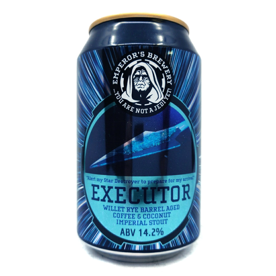 Emperor's Brewery BA Executor Imperial Stout 14.2% (330ml can)-Hop Burns & Black
