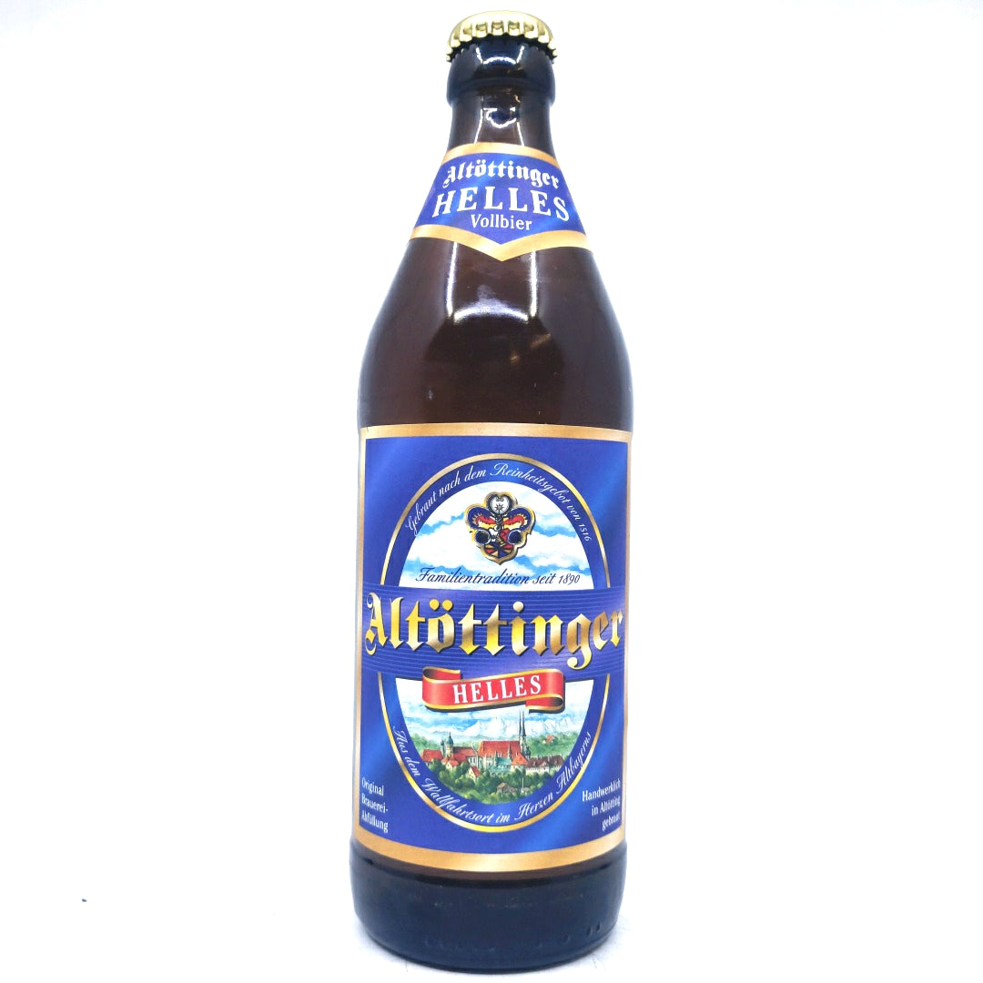 Altottinger Hell 5.1% (500ml)-Hop Burns & Black
