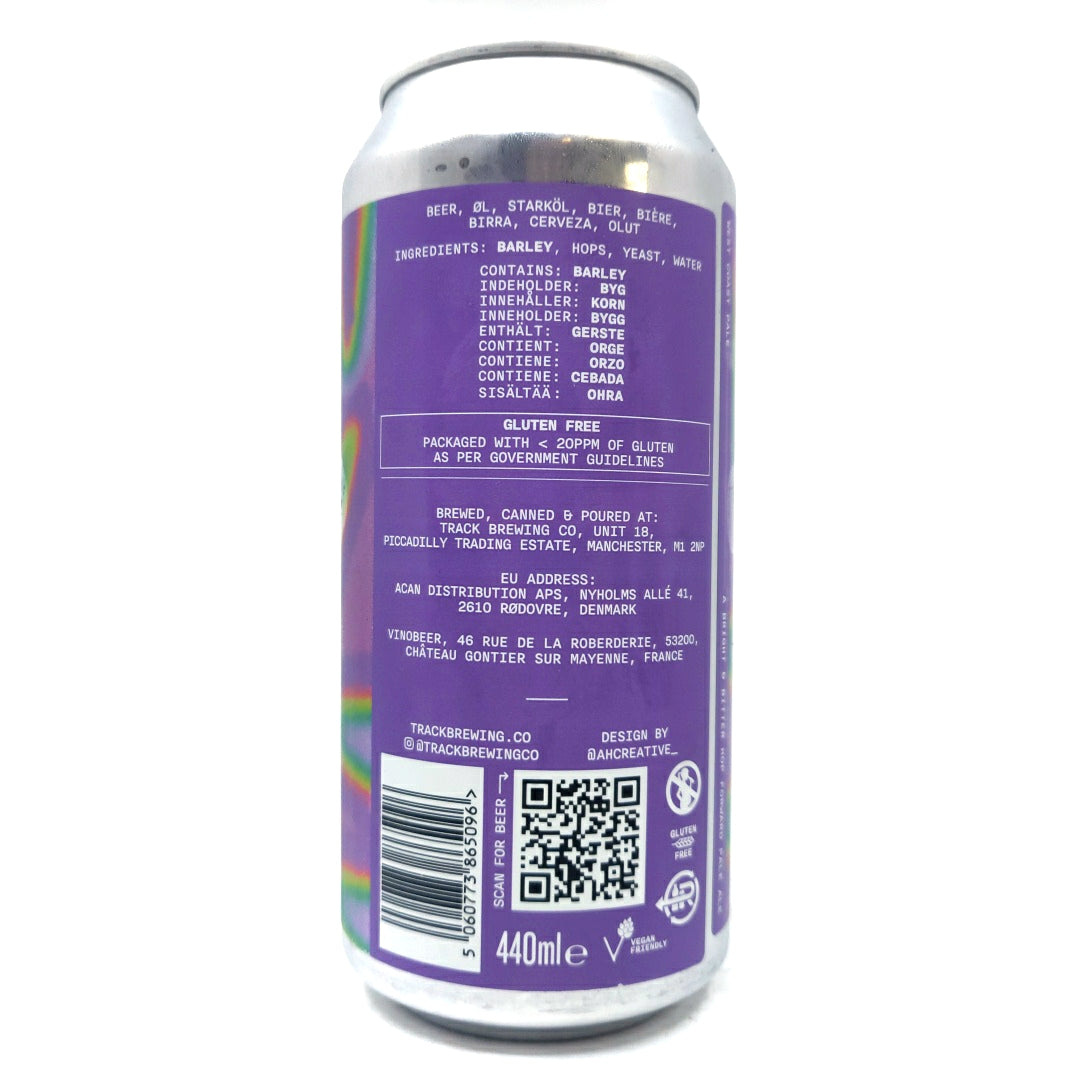 Track Glittered West Coast Pale Ale 5.5% (440ml can)-Hop Burns & Black
