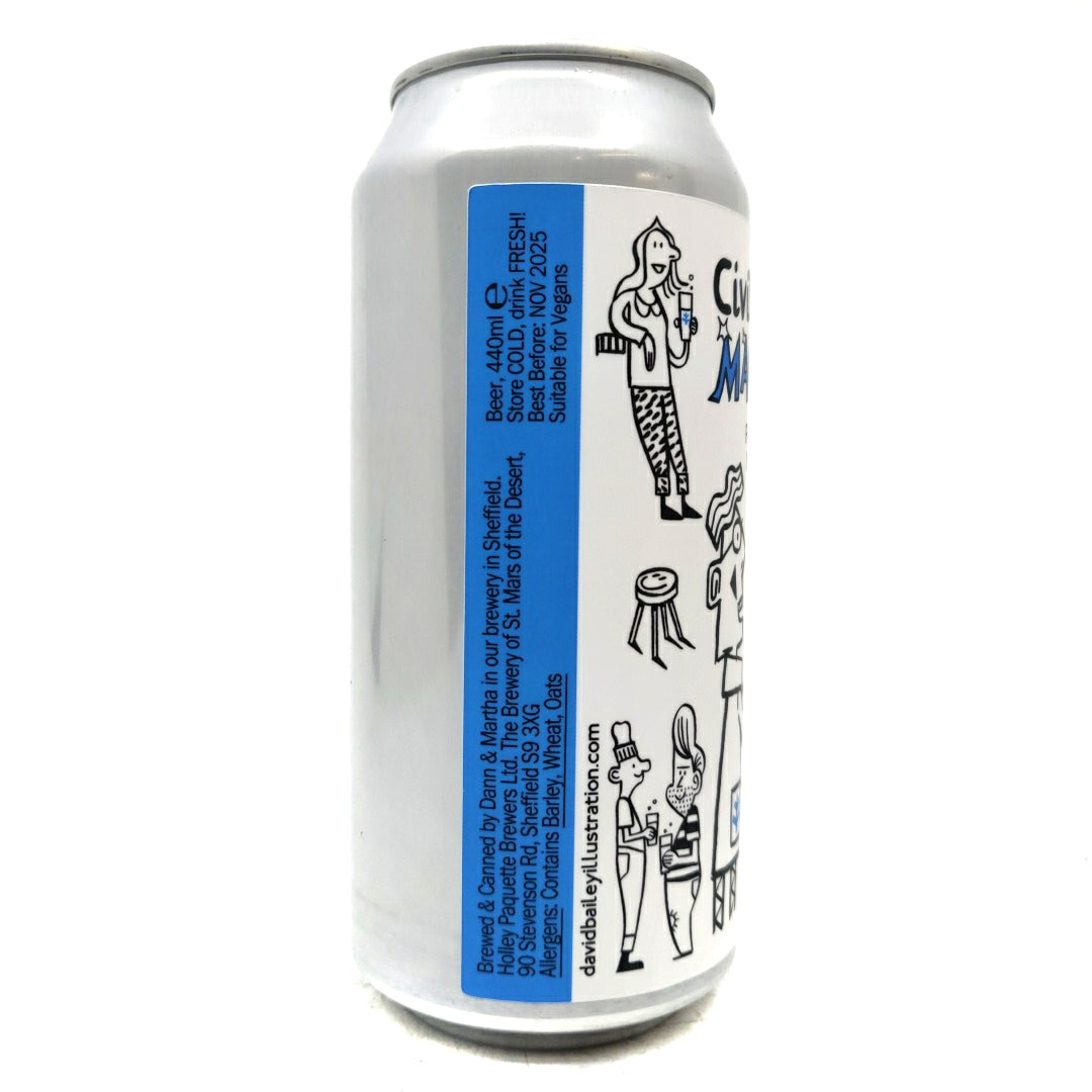 St Mars Of The Desert Civilisation Machine Pale Ale 3.7% (440ml can)-Hop Burns & Black