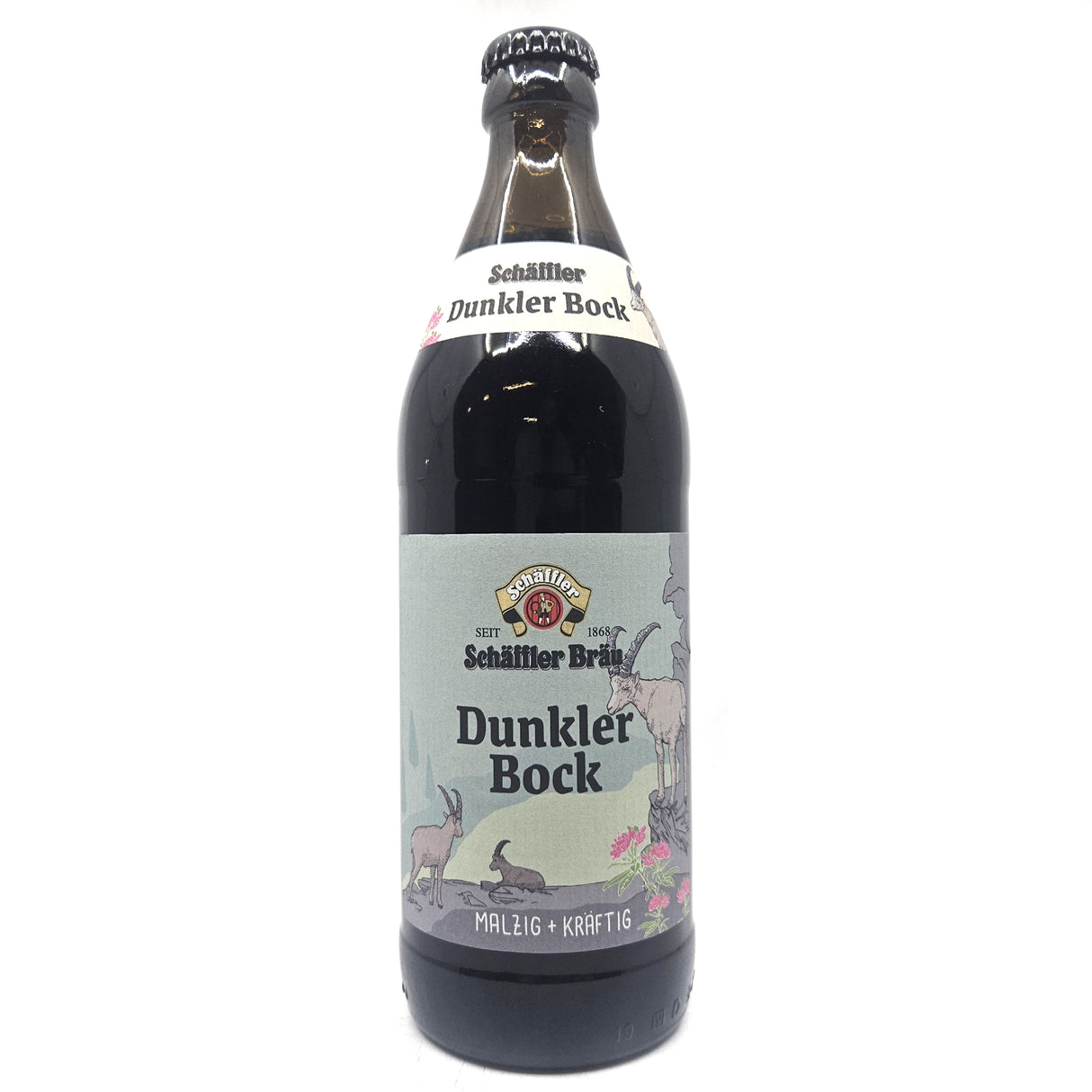 Schaffler Dunkler Bock 7.2% (500ml)-Hop Burns & Black