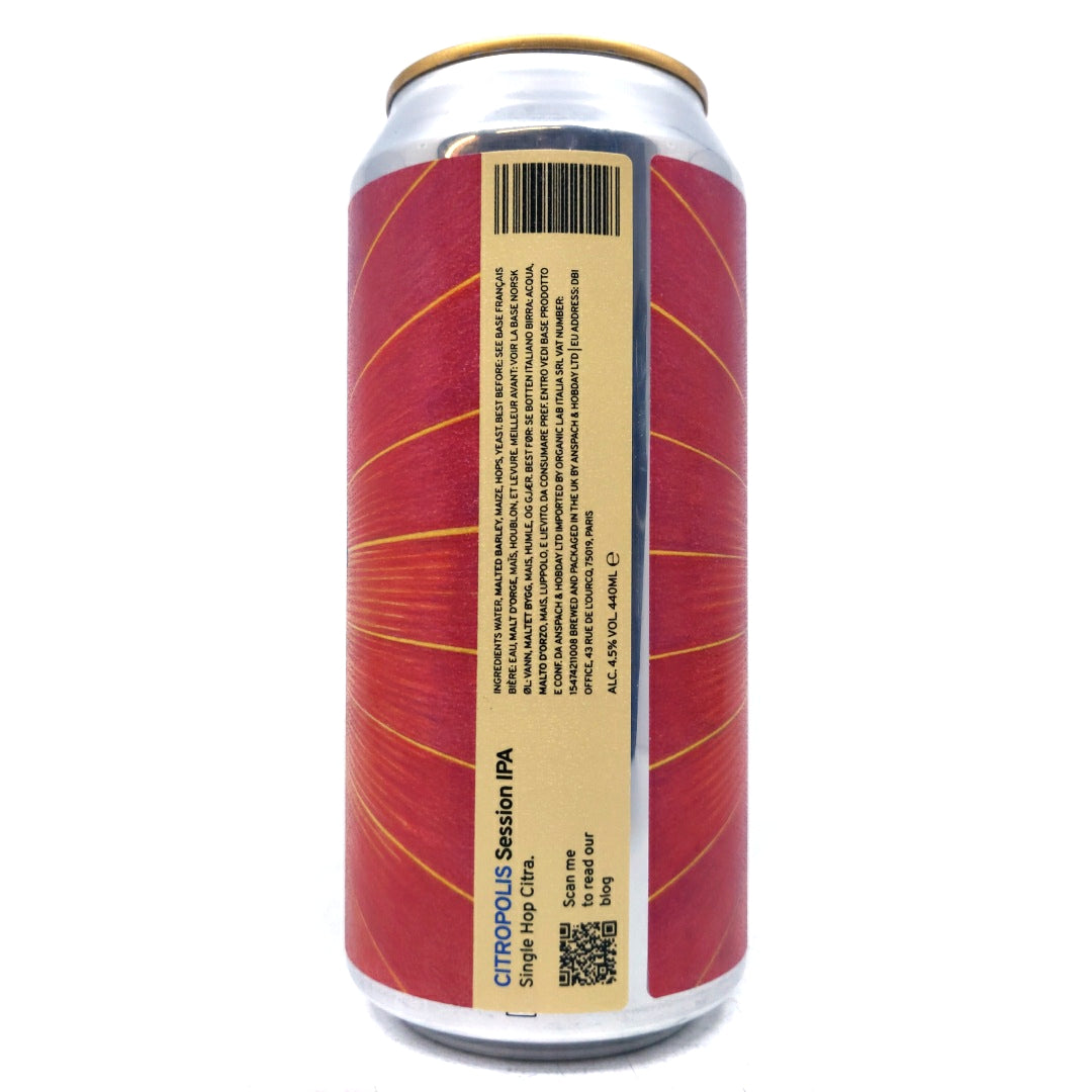 Anspach & Hobday Citropolis Pale Ale 4.5% (440ml can)