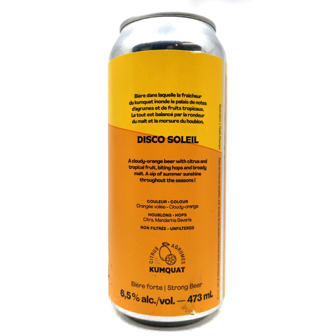 Dieu du Ciel Disco Soleil IPA 6.5% (473ml can)-Hop Burns & Black
