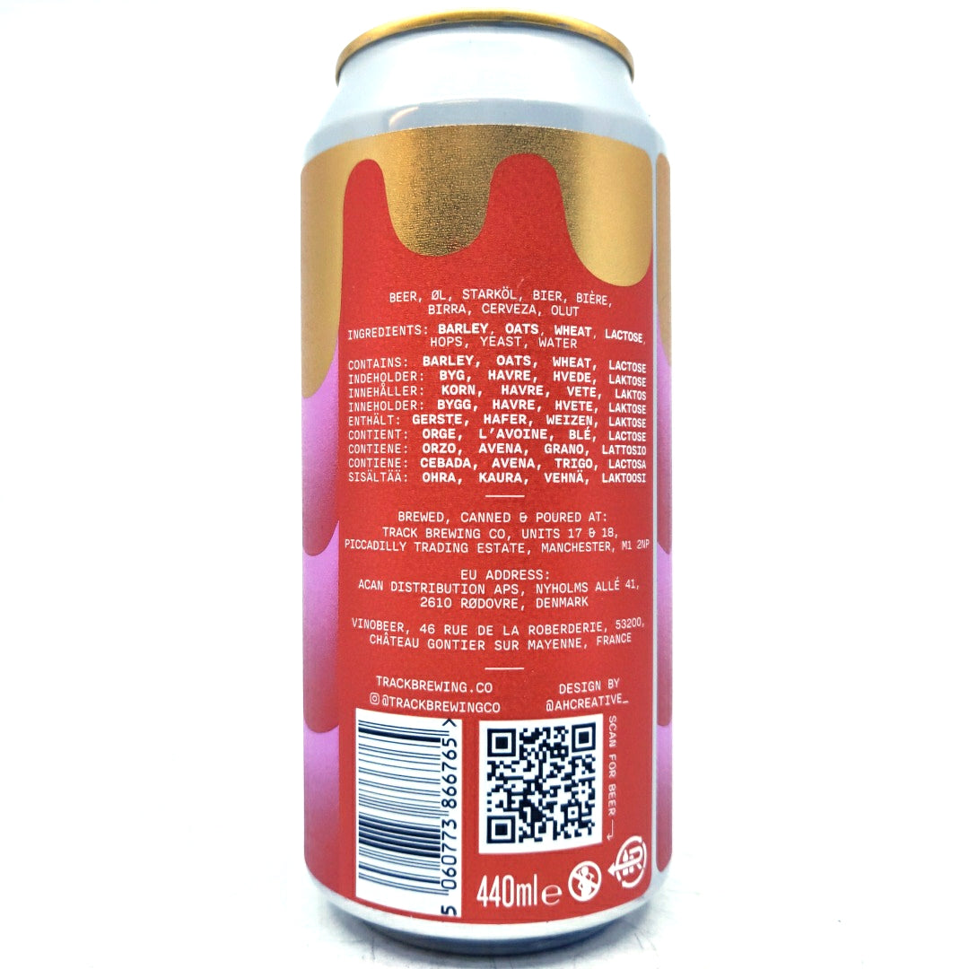 Track Bliss Gold Top Double IPA 8.4% (440ml can)-Hop Burns & Black