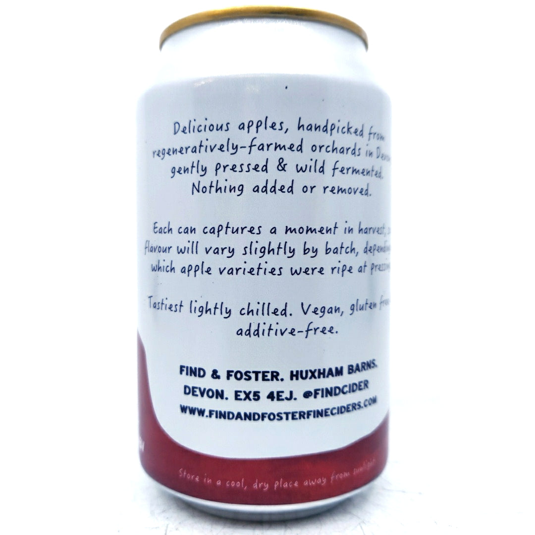 Find & Foster Mele Refreshing Fruity Sparkling Cider 5.5% (330ml can)-Hop Burns & Black