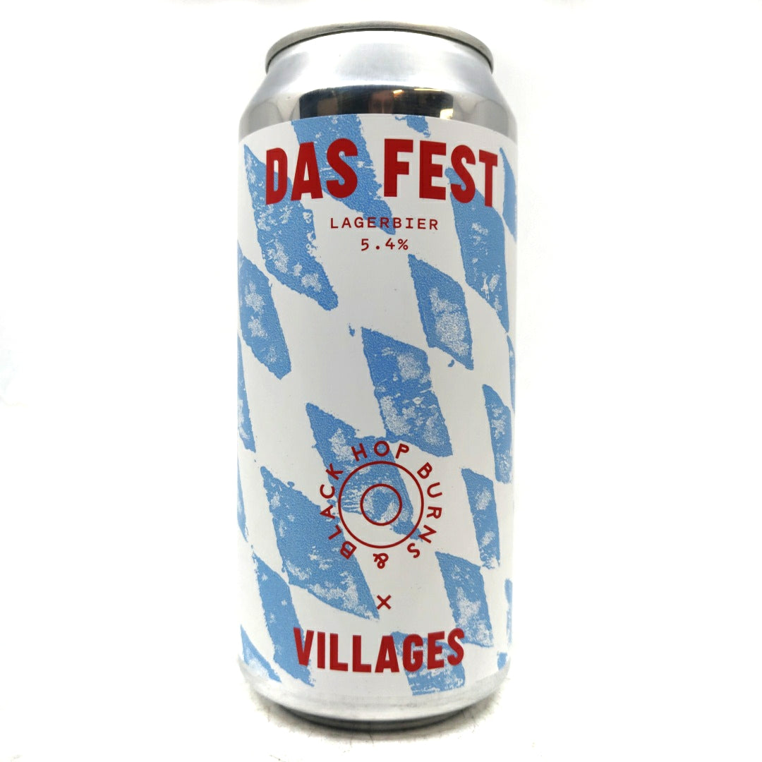Villages x Hop Burns & Black Das Fest Festbier Oktoberfest Lager 5.4% (440ml can)-Hop Burns & Black