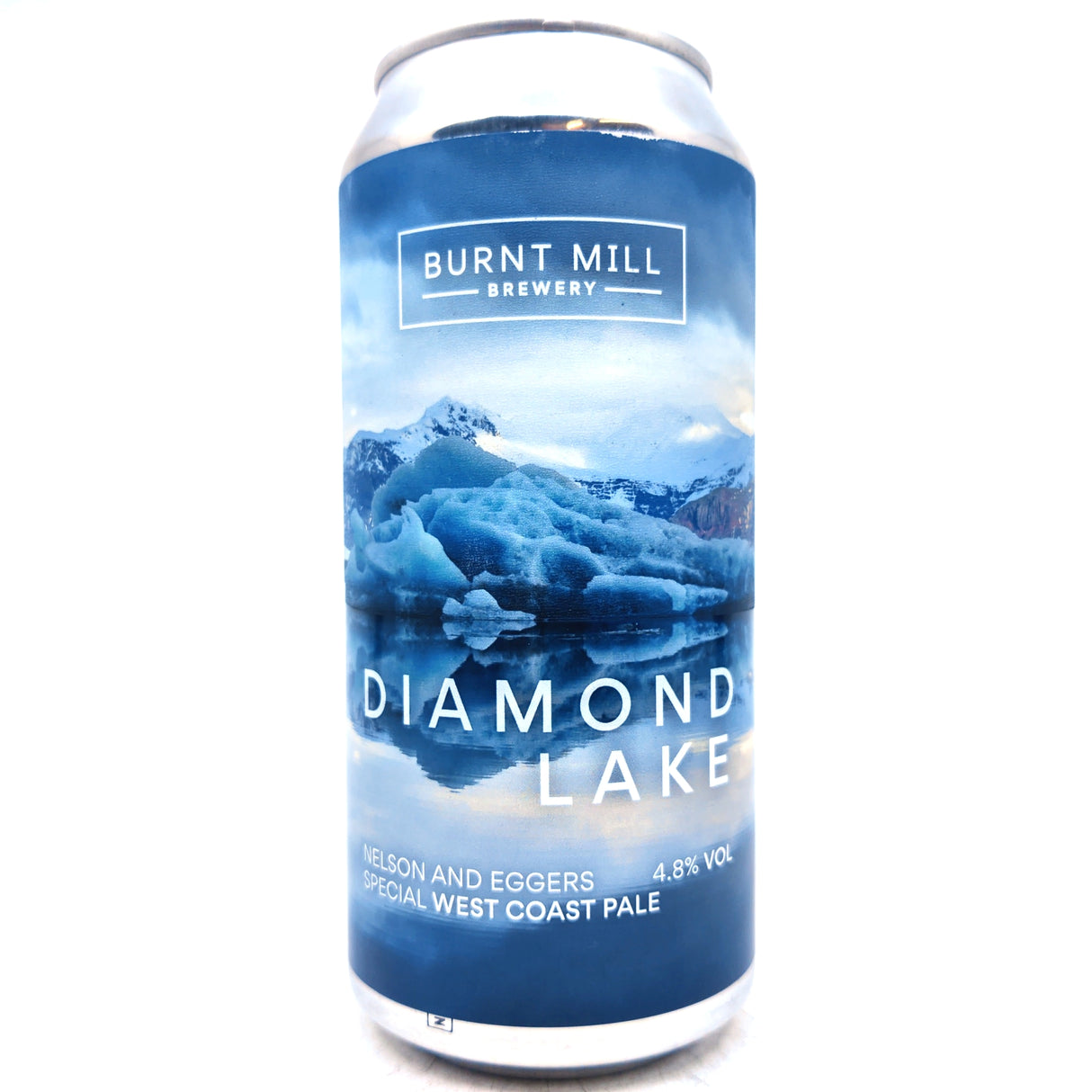 Burnt Mill Diamond Lake West Coast Pale Ale 4.8% (440ml can)-Hop Burns & Black